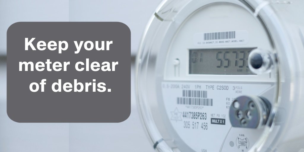 📷  📷      As the     season changes and leaves fall, make sure to keep your electricity meter     clear of debris.
 
  It's an essential part of     getting power to your home. #electricalsafety