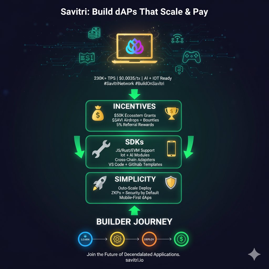 Emmanue93901968's tweet image. Savitri = Developer Paradise
230K+ TPS | $0.0035/tx | AI + IoT SDKs
Build scalable, secure dApps in days.
Here’s why devs choose us.
Thread 👇
#SavitriNetwork #Web3Dev
