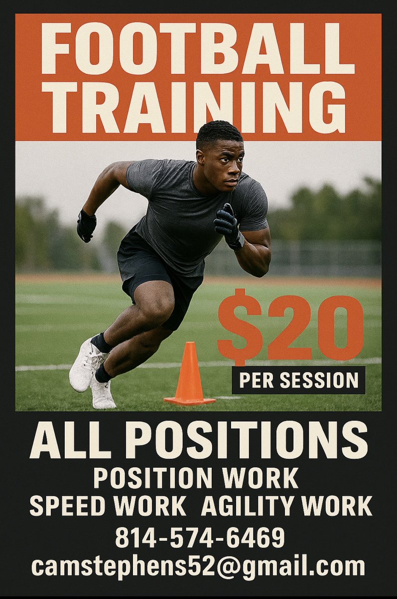 2025 season has ended for a lot of teams but now 2026 is on the clock if you are interested in getting started on your training. HMU on here or one of the contact info’s below. Let’s get to work!!!