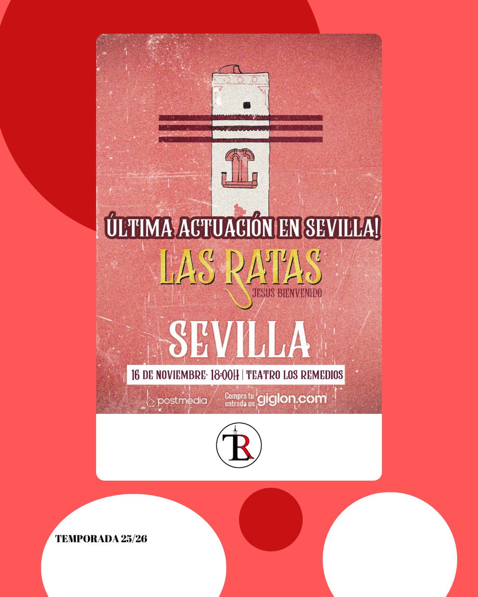 Fin de semana = Teatro Los Remedios 🎭
No te pierdas nada. Programación completa aquí 👉 teatrolosremedios.es
#PlanDeFinde #TeatroVivo