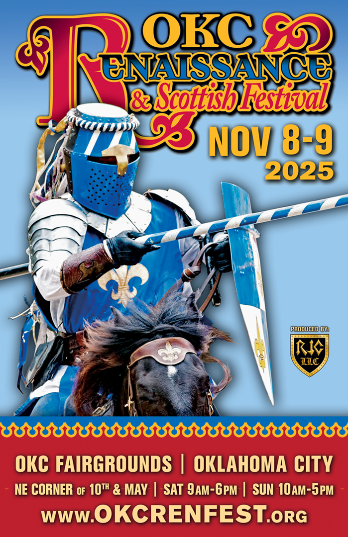 🐲 bit.ly/3Lfis8d
Hear ye, hear ye! 🏰
Gather thy friends and journey back in time at the OKC Renaissance and Scottish Festival!
🍗 Feast like royalty, ⚔️ cheer for brave knights, and 🎭 shop the village market full of treasures.
One weekend only!