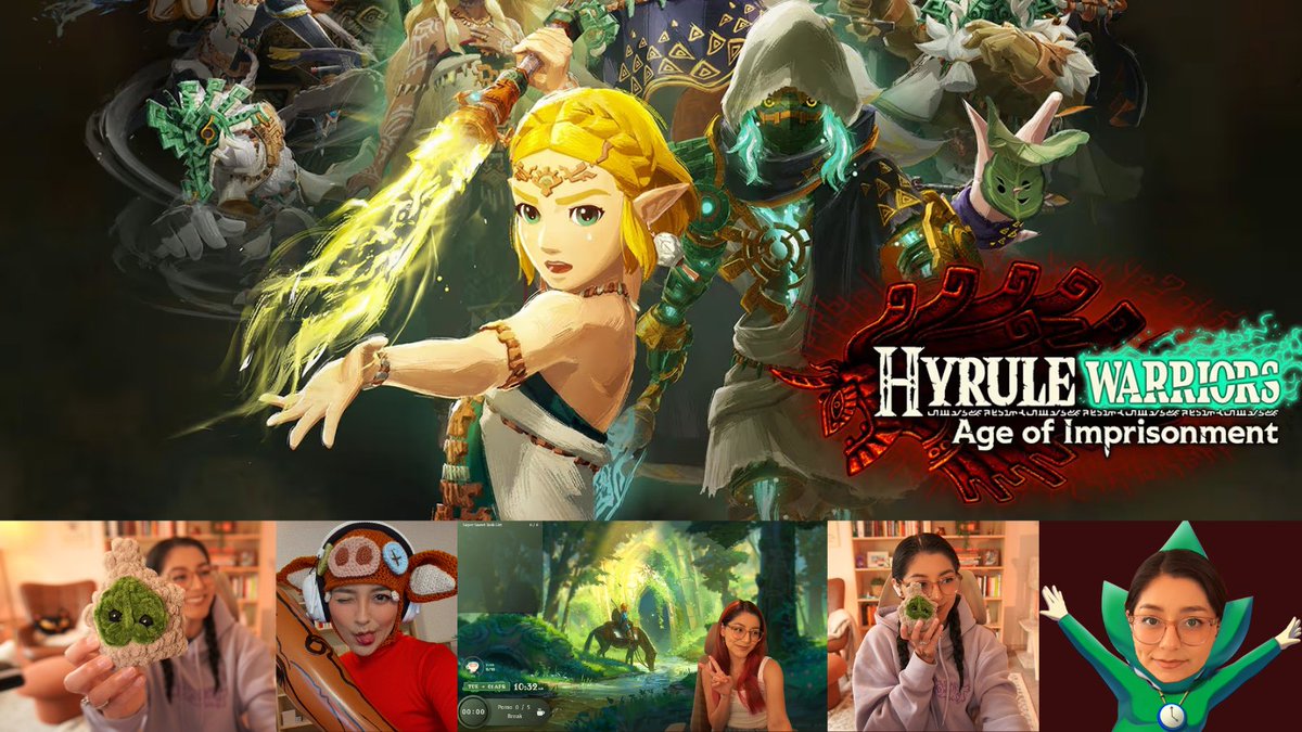 hyjules_'s tweet image. As you all may know, I&apos;m a huge Zelda fan!

Which is why I&apos;m extremely honored and proud to announce that this Thursday, @NintendoAmerica is gifting me Hyrule Warriors: Age of Imprisonment 🥹

I&apos;ll be cosplaying as Tingle for 12 Hours and any support is deeply appreciated 💚