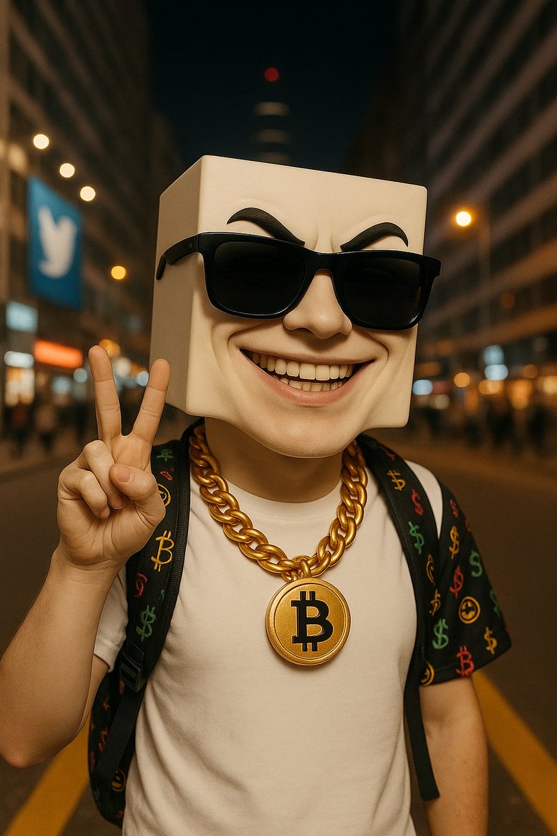 🚀 $Blocky just walked out the blockchain — dripped in gold, peace sign up, degen mode activated.

No bear can stop this vibe.
No FUD can touch this block.
When Bitcoin breathes, Blocky flexes.

He’s not just part of the market...
💥 He is the signal.

Tg: t.me/BlockySolana