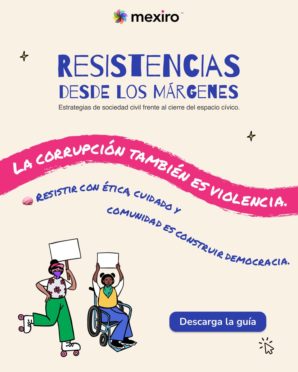 La guía parte de una convicción: no hay transparencia sin cuidado, ni justicia sin memoria.

Nuestros principios de resistencia nos recuerdan que documentar, denunciar y acuerparnos es una forma de sostener la vida frente al poder.

📘 Conoce la guía 👉🏿bit.ly/434dhhz