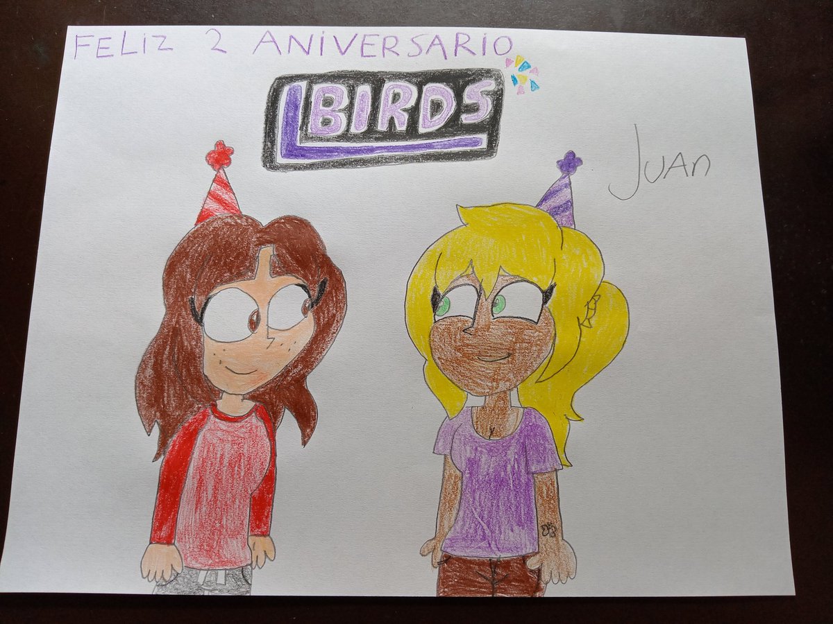 Camelo2017's tweet photo. Un día como hoy, se cumple 2 años de L-Birds, y de mi parte hice este dibujo. Espero que les guste y Feliz 2 Aniversario L-Birds.
#LBirds @NOArtHere1 https://t.co/calPCyLQcA