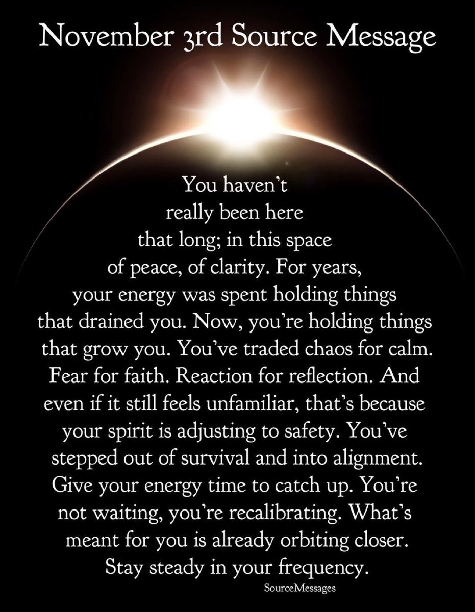 SourceMessagess's tweet image. You’ve traded chaos for calm. Fear for faith. Reaction for reflection. ♥️