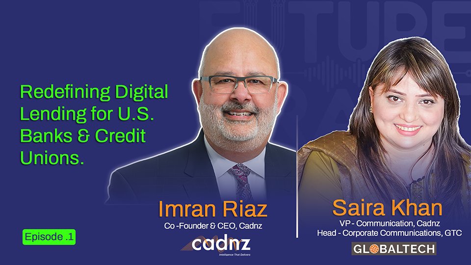 🎙 On Future Craft, Imran Riaz, Founder &amp; CEO of <a href="/Cadnzcrm/">Cadnz, LLC</a> shares how automation, data intelligence &amp; smart integrations are reshaping digital lending for U.S. banks and credit unions.

Watch the full podcast here👉 youtube.com/watch?v=hA88Zg…

#Innovation  <a href="/IBNMediaNetwork/">IBN (InvestorBrandNetwork)</a> #podcast