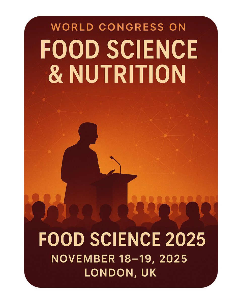 swhitmore__'s tweet image. “Bringing together global experts to revolutionize Food Science and Nutrition through innovation, technology, and sustainable approaches for a healthier future.”