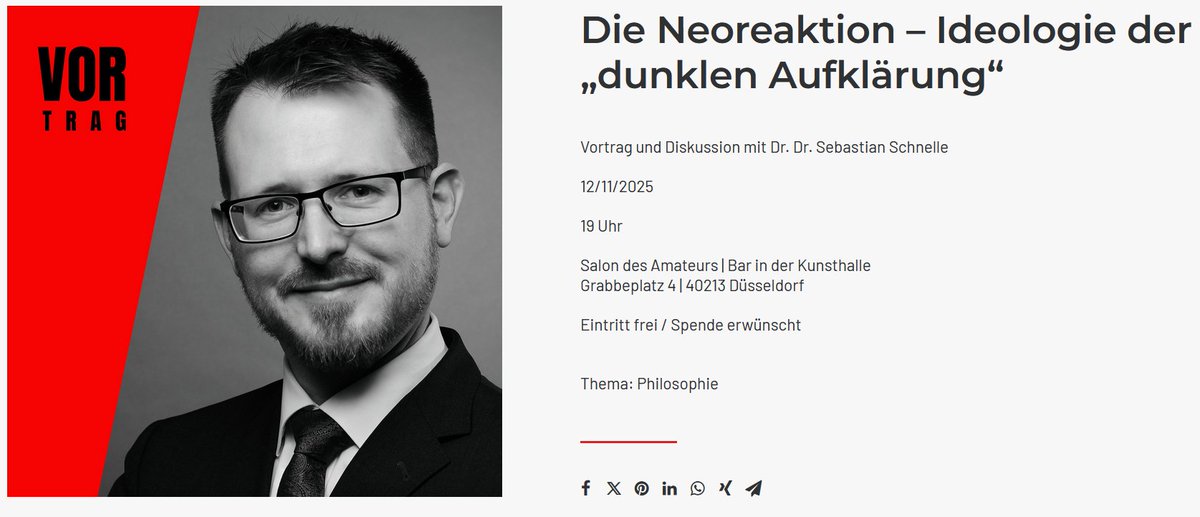 Bin nächste Woche in Düsseldorf. Kommt doch vorbei.