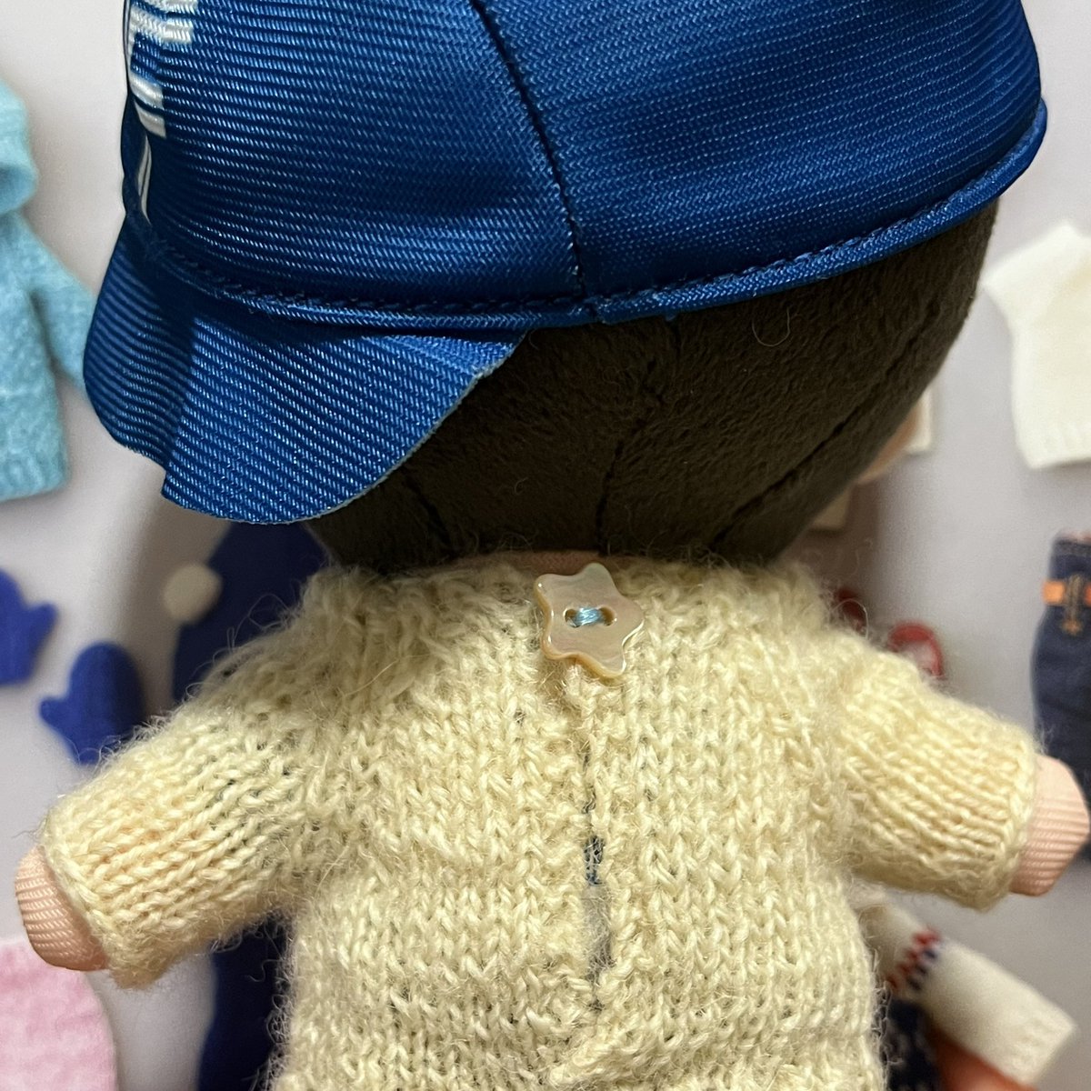 * antique doll ❀ 水色サマーニットの ミニョネットちゃん 鮭。 on X