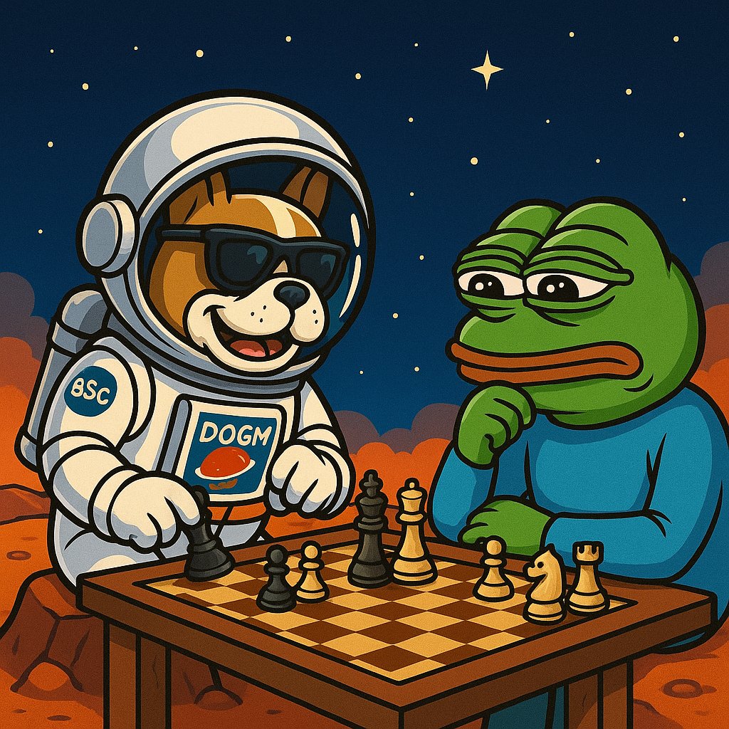 dogm_dogsonmars's tweet image. $PEPE had frogs. 
$DOGM has helmets, jetpacks and rage. 
Different ecosystem.             
#BSC #Binance  #memecoin #FLOKI