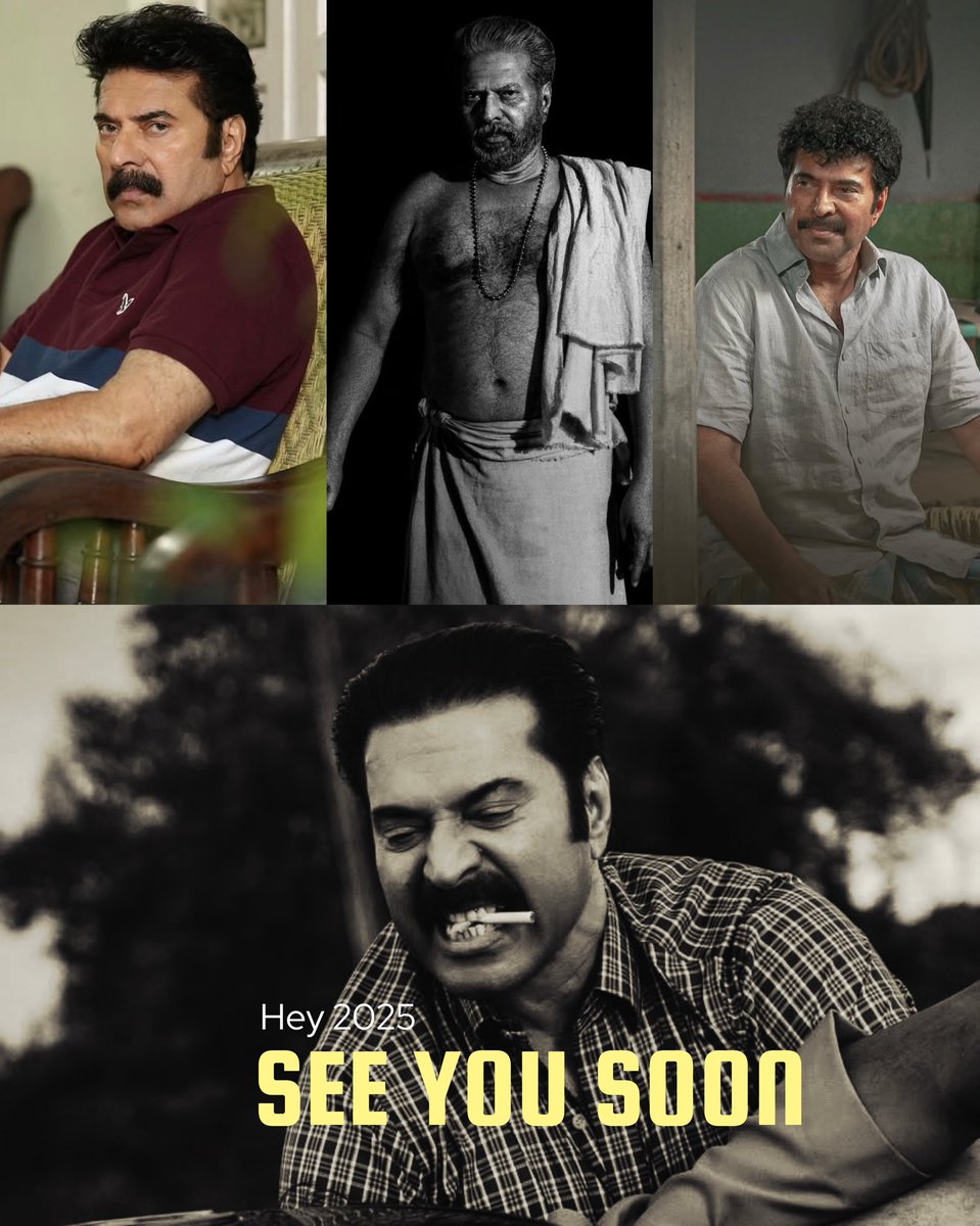 See you soon 2025 😊
 #mammootty coming for you