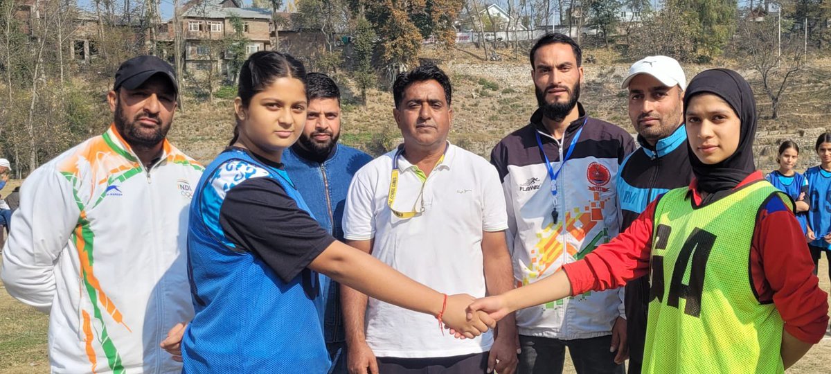 Bonvivant_00's tweet photo. We are proud to announce that Andleeb Gulzar, a student of Class 7th, was selected by the Department of Youth Services &amp; Sports, J&amp;K UT, District Srinagar, to participate in the Under-14 Netball (Girls) event held at Qazigund Sports Stadium from 2nd to 3rd November 2025. https://t.co/6tXPc6S2LX