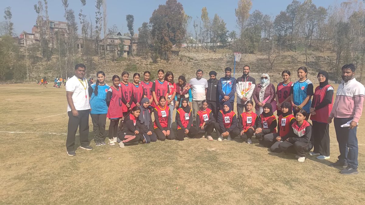 Bonvivant_00's tweet photo. We are proud to announce that Andleeb Gulzar, a student of Class 7th, was selected by the Department of Youth Services &amp; Sports, J&amp;K UT, District Srinagar, to participate in the Under-14 Netball (Girls) event held at Qazigund Sports Stadium from 2nd to 3rd November 2025. https://t.co/6tXPc6S2LX