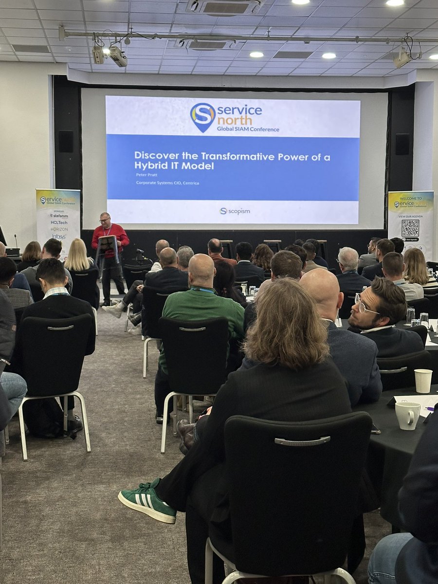 ScopismSteph's tweet image. Great to hear from our key note Peter Pratt @centricaplc this morning @scopismnews #ServiceNorth2025
