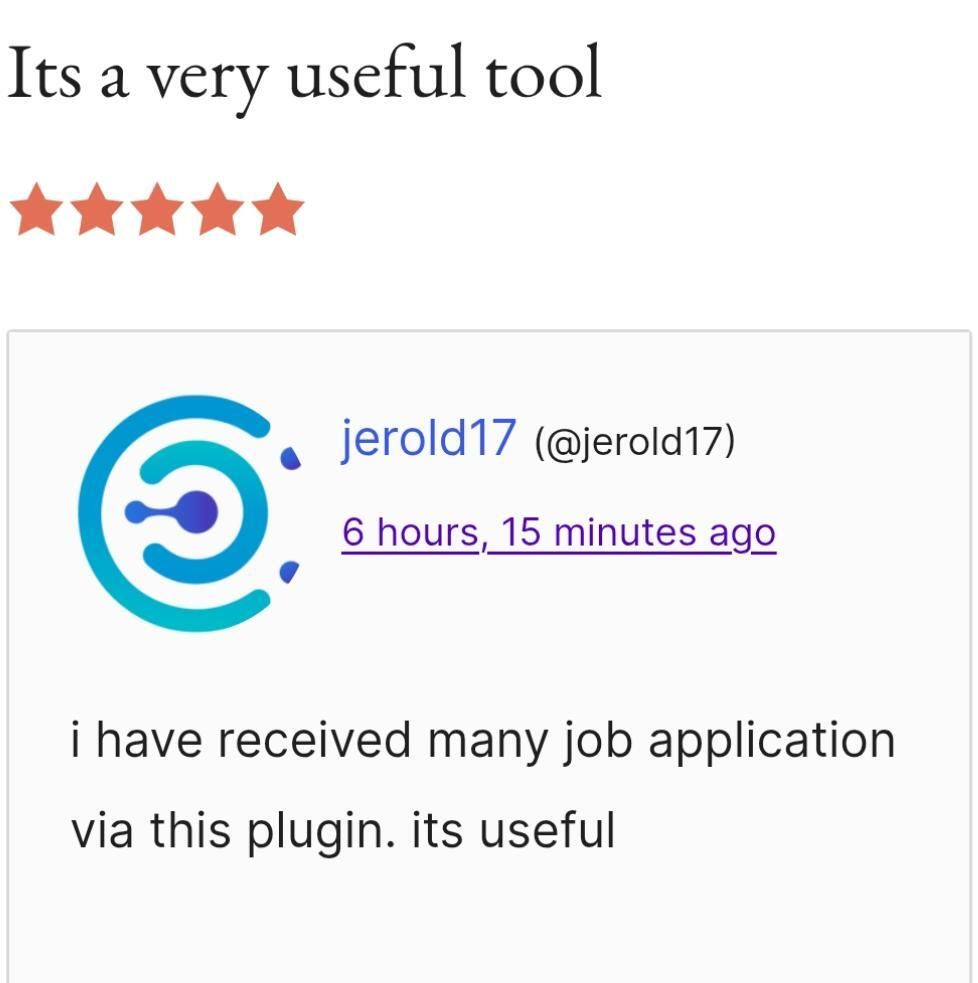 Milestone alert: 170 five-star reviews! 🤩 💪 

Thanks to everyone who trusts WP Job Openings for their hiring needs 🤗 

If you haven’t yet, check out WP Job Openings — buff.ly/vYySqaM — your hiring made simple!