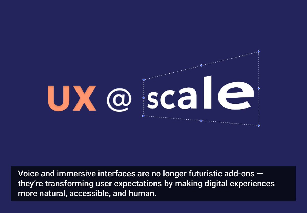 uxmag's tweet image. Katre Pilvinski, founder of Global UXR, explores how voice and immersive experiences are reshaping industries, improving accessibility, and making digital products feel more human.  

👉 Read the article: uxmag.com/articles/voice… 

#Accessibility #FutureofDesign #UX