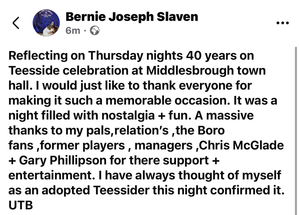 BERNIE SLAVEN tweet media