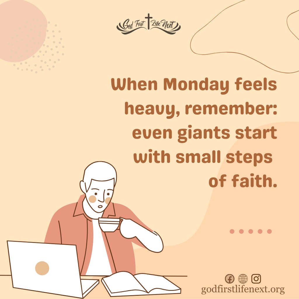 GodFirstLN's tweet photo. One small step, one quiet prayer, one act of trust at a time. That’s how you rise. 🙏

#GodFirstLifeNext #FaithDriven #GFLN #FaithOverFear #PurposeOverPressure #MondayMotivation https://t.co/86KWOYWeJa