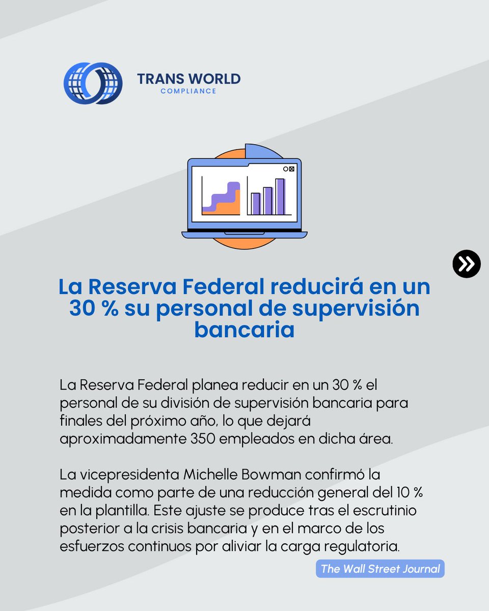 TransWorldComp's tweet image. #Noticias | Cuando los reguladores dan un paso atrás, los mercados se disparan, y también lo hacen los riesgos. La supervisión y la ética siguen siendo barreras de protección fundamentales.

Lea más aquí: hubs.la/Q03RbMBY0

#IA #Banca #Criptomonedas #Mercados #Cumplimiento