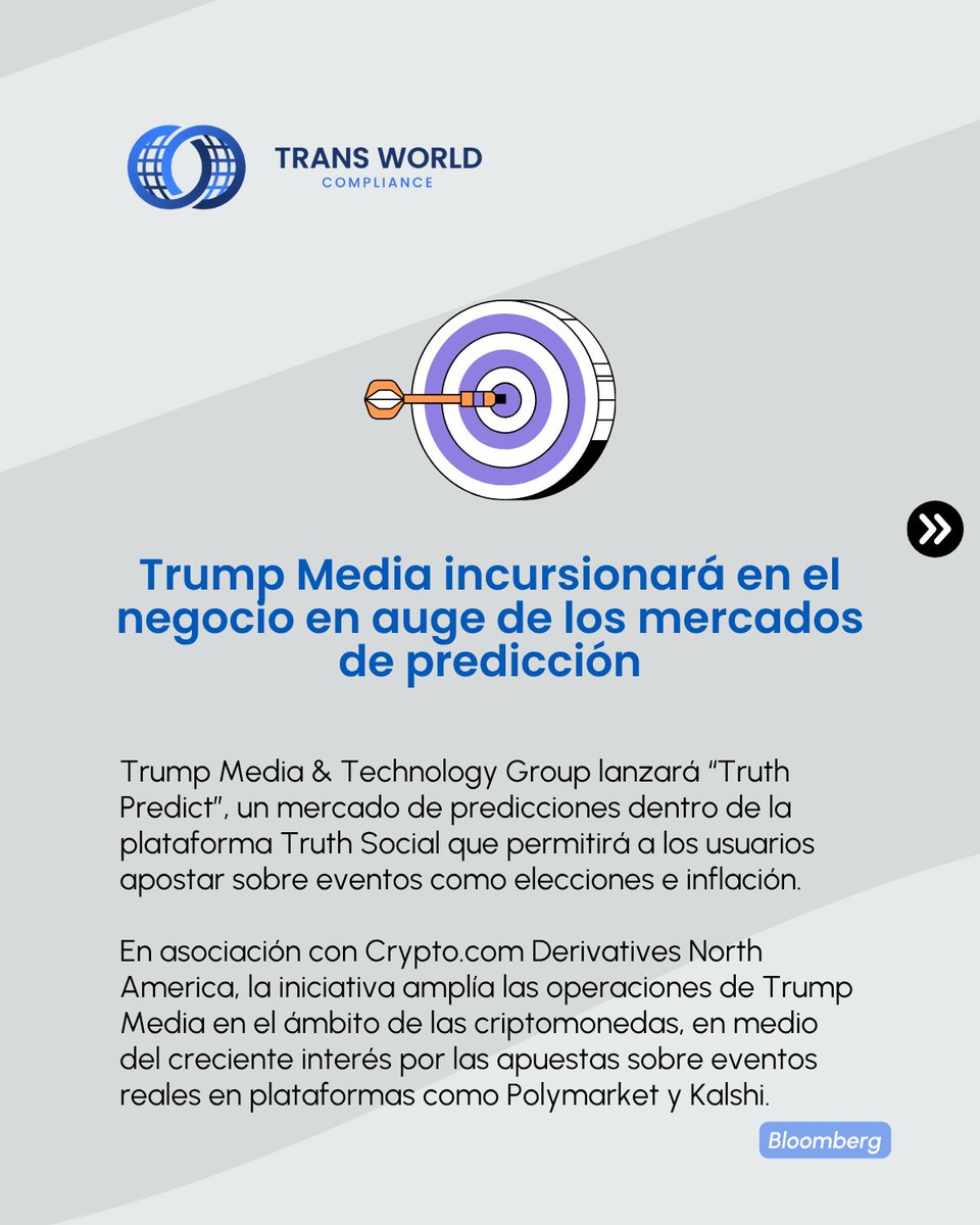 TransWorldComp's tweet image. #Noticias | Cuando los reguladores dan un paso atrás, los mercados se disparan, y también lo hacen los riesgos. La supervisión y la ética siguen siendo barreras de protección fundamentales.

Lea más aquí: hubs.la/Q03RbMBY0

#IA #Banca #Criptomonedas #Mercados #Cumplimiento
