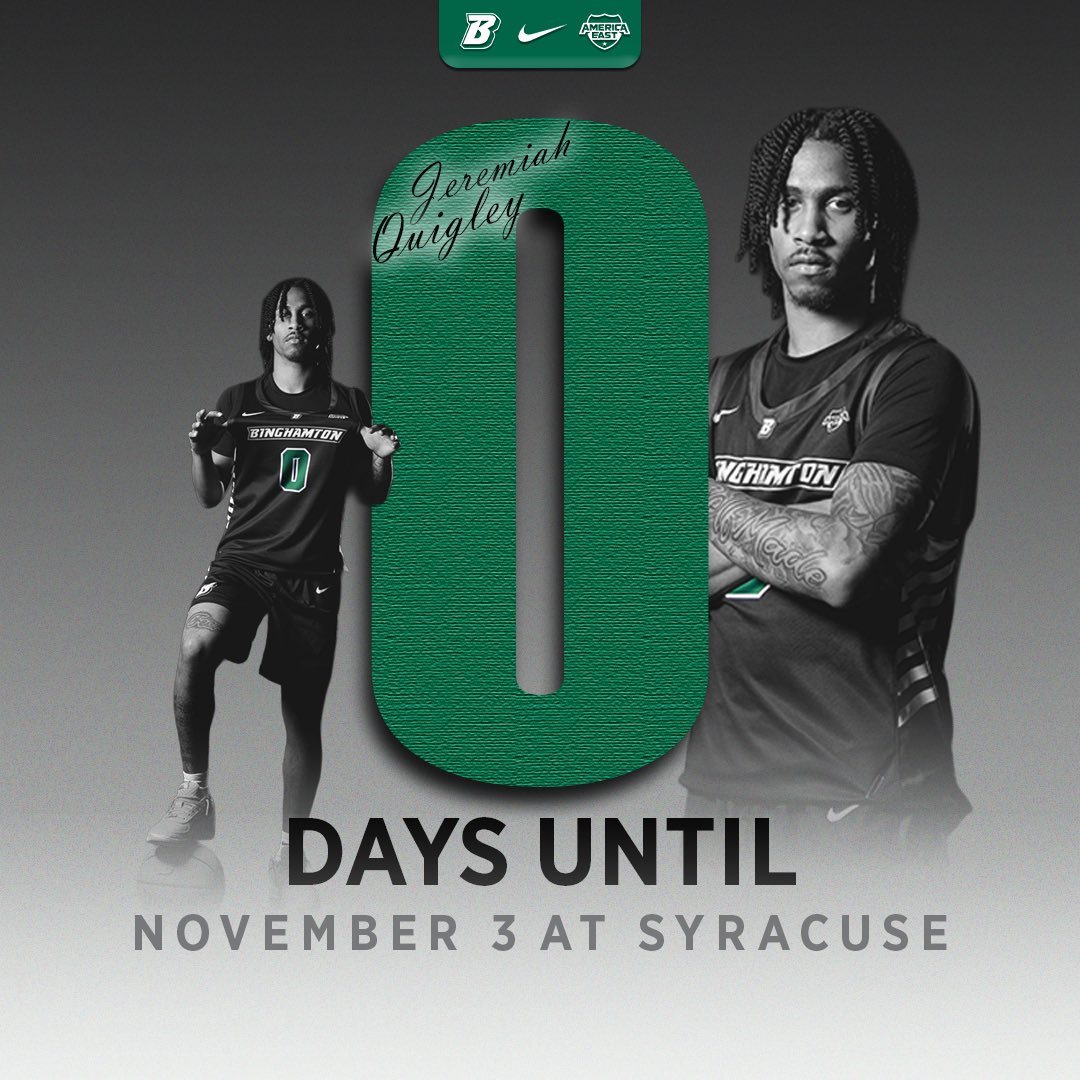 0️⃣ Days! Today is the First Game of the Season!

#ONEBinghamton