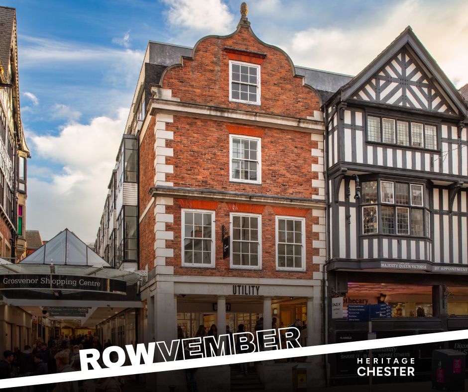 ✨ #RowvemberChester Day 3

50 Eastgate Street: Grade II listed but rebuilt in 1963! The Georgian-style facade is a 1960s copy of the 18th century townhouse that once stood here.

Listed for being a really good fake - architectural preservation through recreation!

#ChesterRows