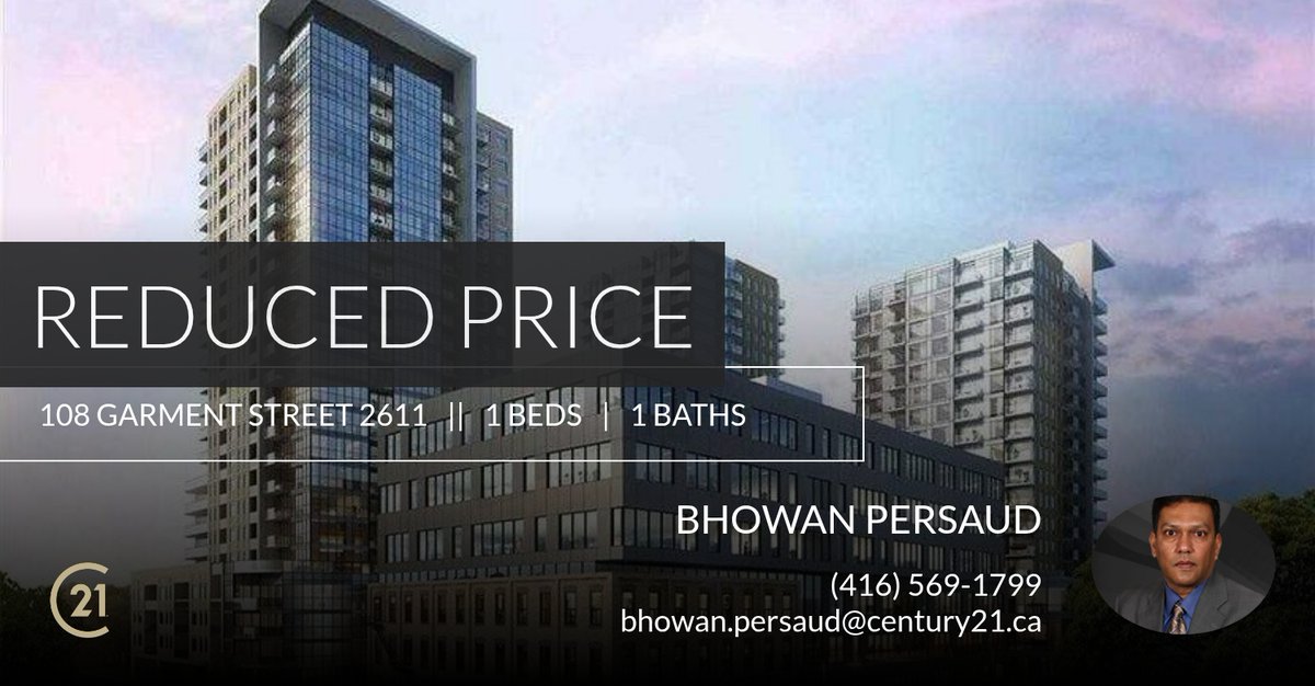 bhowan1's tweet photo. 📍 Reduced Price 📍 This recently reduced home at 108 Garment Street 2611 in Kitchener won't last long, so, don't wait to set up a showing! Reach out here or at (416) 569-1799 for more information!

Bhowan Persa... https://t.co/UUE48squYj https://t.co/dcdXyVaeh0