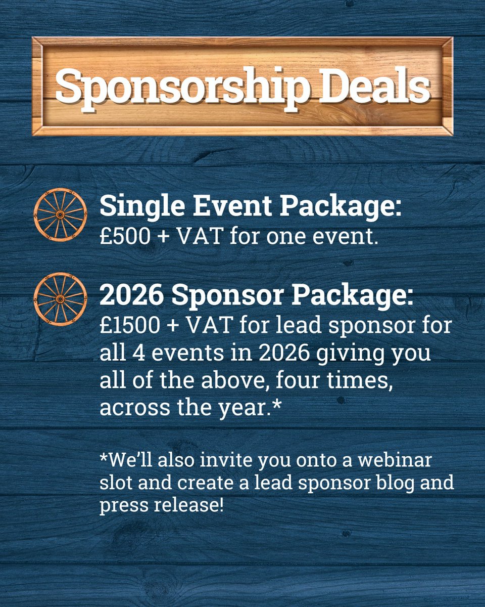 Wanna get your brand in front of thousands of business-savvy eyeballs in 2026? 👀

🌵Sponsor our 2026 events!

👉 Want in? Slide into our DMs or email howdy@spaghettiagency.co.uk ✉️ 

Let’s make some noise together. Yeehaaw! 🤠 

#EventSponsorship #MarketingOpportunities