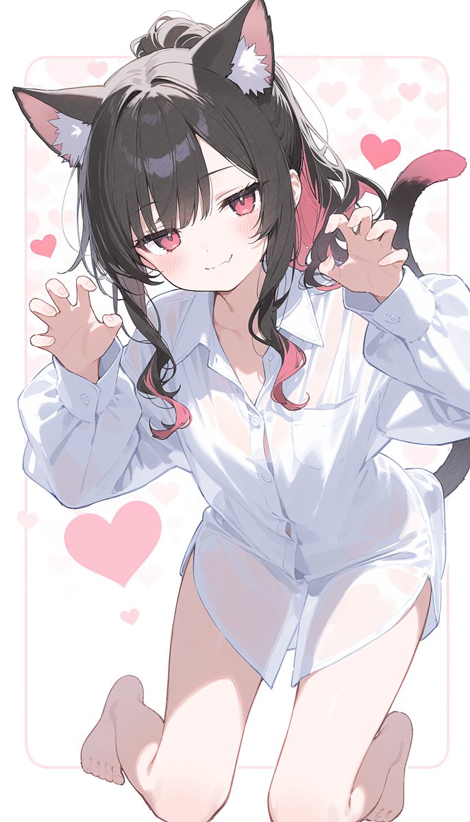 寝ている隙に……🐾