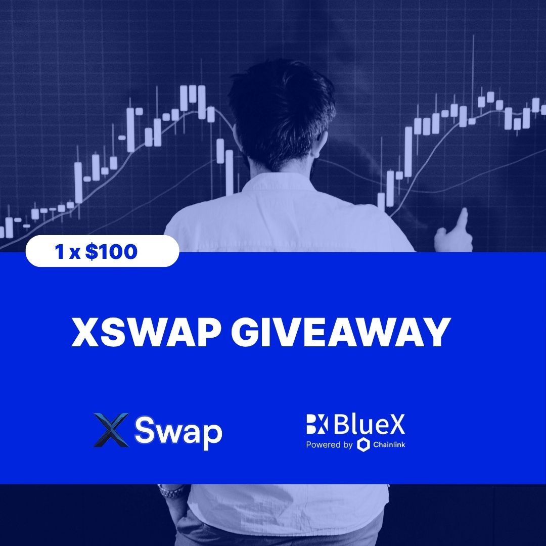 OUR GRANT = YOUR GIVEAWAY 🤟

$BLUEX secured a spot for listing on <a href="/xswap_link/">XSwap 🔗</a> as well as a special grant from XSwap team.

We want to reward one of you with 1 x $100 in $XSWAP tokens:

1. Like
2. Comment
3. RT
4. Follow <a href="/Bluexbet/">BluexBet</a>

Deadline: End of day 🚨

Your new prediction