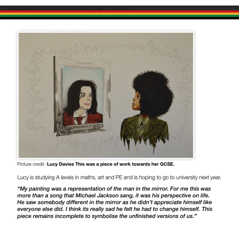 Super proud of Lucy's art work being published in the <a href="/WalsallCouncil/">Walsall Council</a> Fostering Service leaflet #BlackHistoryMonth #prideinallwedo <a href="/StreetlyAcademy/">The Streetly Academy</a>