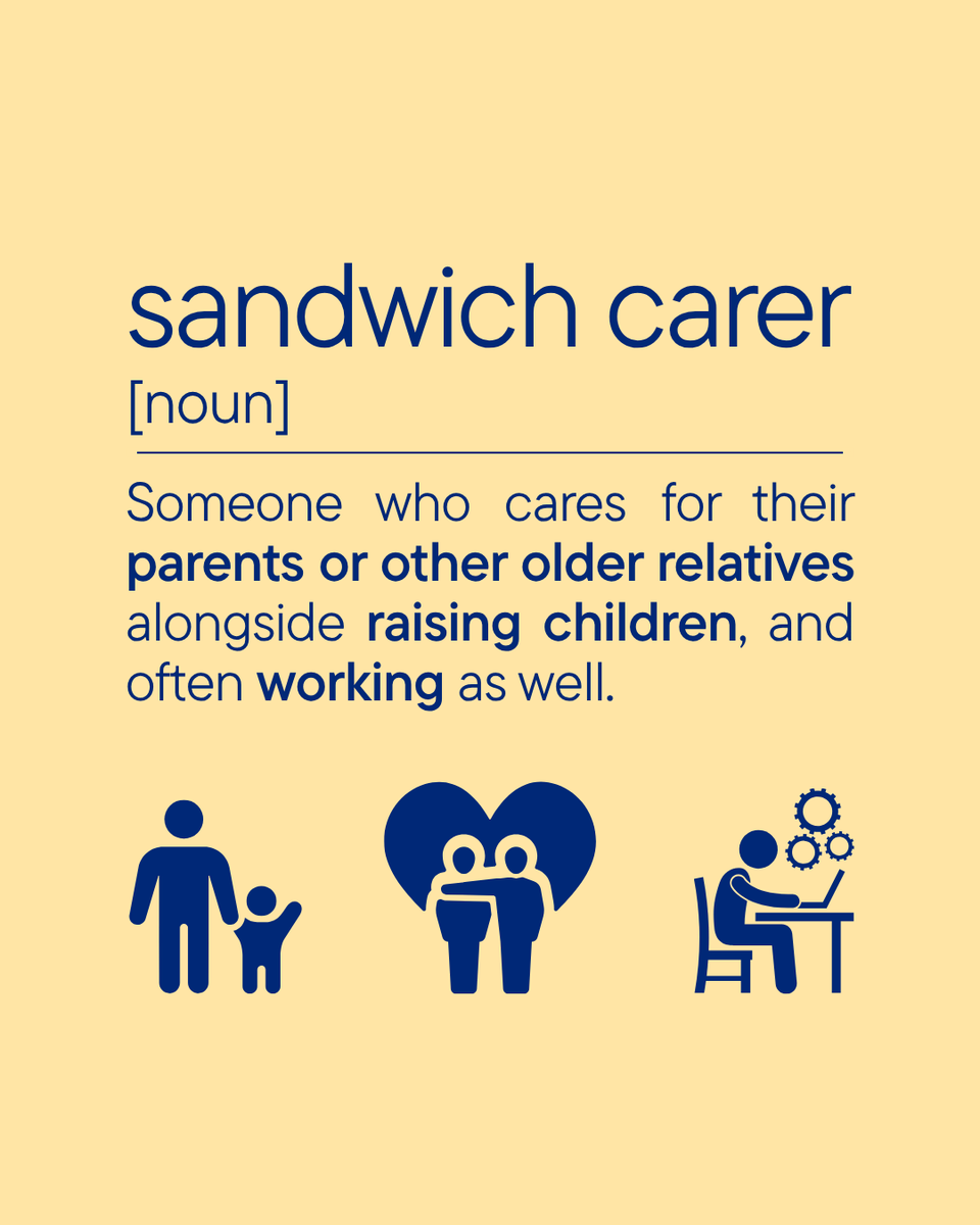 Have you ever heard the term ‘sandwich carer’?

This means someone who's caring for a parent, or other older relative, while also raising children – and often working a job, too.

An estimated 2.4 million people in the UK care for both older and younger generations, so if this