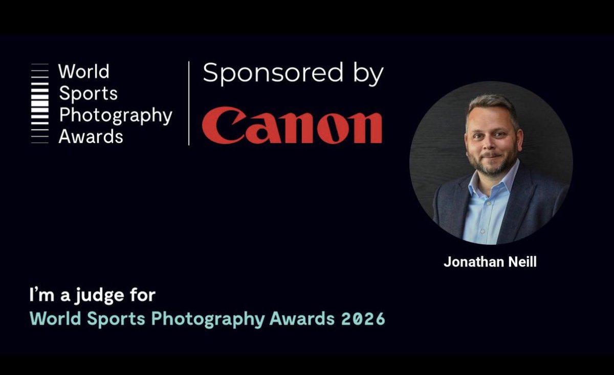 Grateful to be a judge again for <a href="/WorldSportsPix/">World Sports Photography Awards</a>, sponsored by <a href="/CanonUKandIE/">Canon UK and Ireland</a>. The awards celebrate the very best in sports photography - entries are now open for the seventh edition!