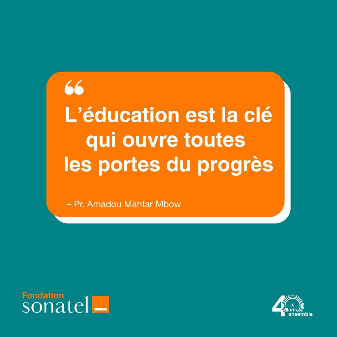 Cette semaine, faisons de cette parole une mission : soutenir, inspirer et donner une chance à chaque enfant d’apprendre et de rêver. 
Quelle a été la personne qui a le plus inspiré votre parcours éducatif ? Partagez son nom en commentaire.

#MondayMotivation #EducationPourTous