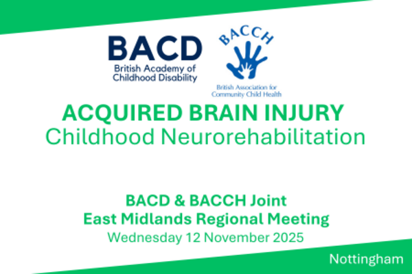CommChildHealth's tweet image. Last chance to book your place at next week's BACCH/@BACD_tweets  East Midlands regional meeting on Acquired Brain Injury! Registration closes this Friday, 7 November - don't miss out! Book now at bacdis.org.uk/events/East_Mi….