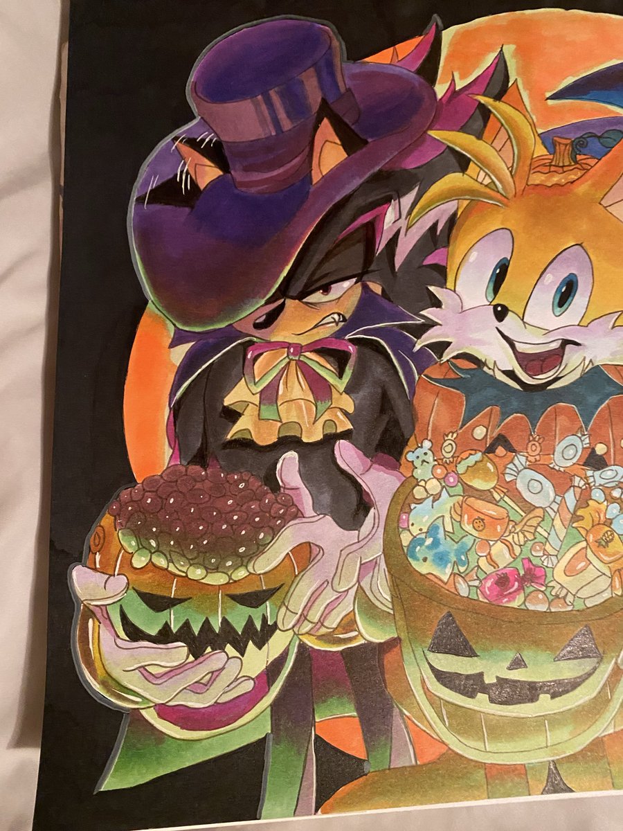 Happy late Halloween guys 
#fyp #SonicTheHedgehog #TailsTheFox #shadowthehedegehog