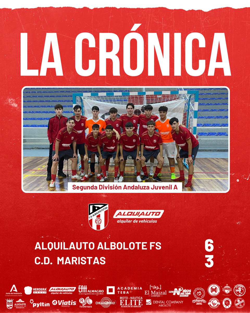 albolote_futsal's tweet photo. 🔎 𝗟𝗔𝗦 𝗖𝗥𝗢𝗡𝗜𝗖𝗔𝗦 | Estos han sido el resto de resultados de los partidos del fin de semana. https://t.co/stw1q30vOh