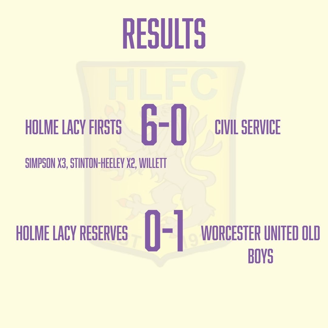 HolmeLacy's tweet image. 🔵 RESULT 🟡

The final whistle blows for your #LacyLions this weekend seeing the firsts advance in the junior cup after beating a gutsy Civil Service side.

The reserves unfortunately struggled to find the net but battled admirably away in Worcester.

#Hairy #HolmeRun