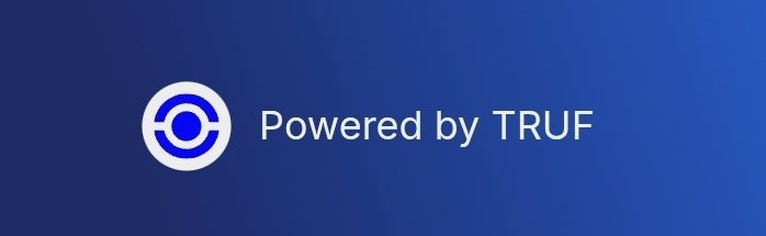 <a href="/TRUFNETWORK/">TRUF.NETWORK</a> will be the go-to, built-in, trusted layer that every major hybrid market uses to pull and verify real-world data.

- A Wall Street hedge fund trading tokenized U.S. Treasury yields on-chain.

 - A sports betting platform using Bloomberg-verified NFL scores to settle