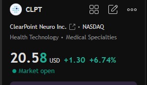 MaciejWilgocki's tweet photo. $CLPT gets FDA clearance!
Prism laser therapy now supports 1.5T MRI, tapping 60% of clinical market.
First device for AADC deficiency treatment—huge opportunity.
ClearPoint Neuro leads gene therapy, who's joining?
#CLPT #FDA #NeuroTech https://t.co/yv5962fSBW