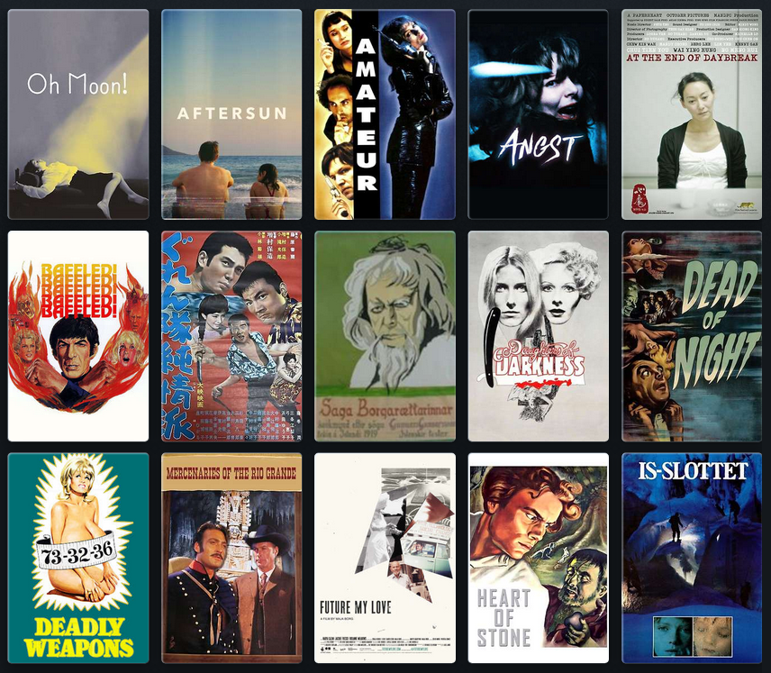 chungking151994's tweet photo. A collection
- 33 films (277 GB)
- Various qualities w English subs wherever available
https://t.co/BKIlh43wgj
ext subs for 1 film - https://t.co/8QkFMnIHf2 https://t.co/vqDNa73ztM