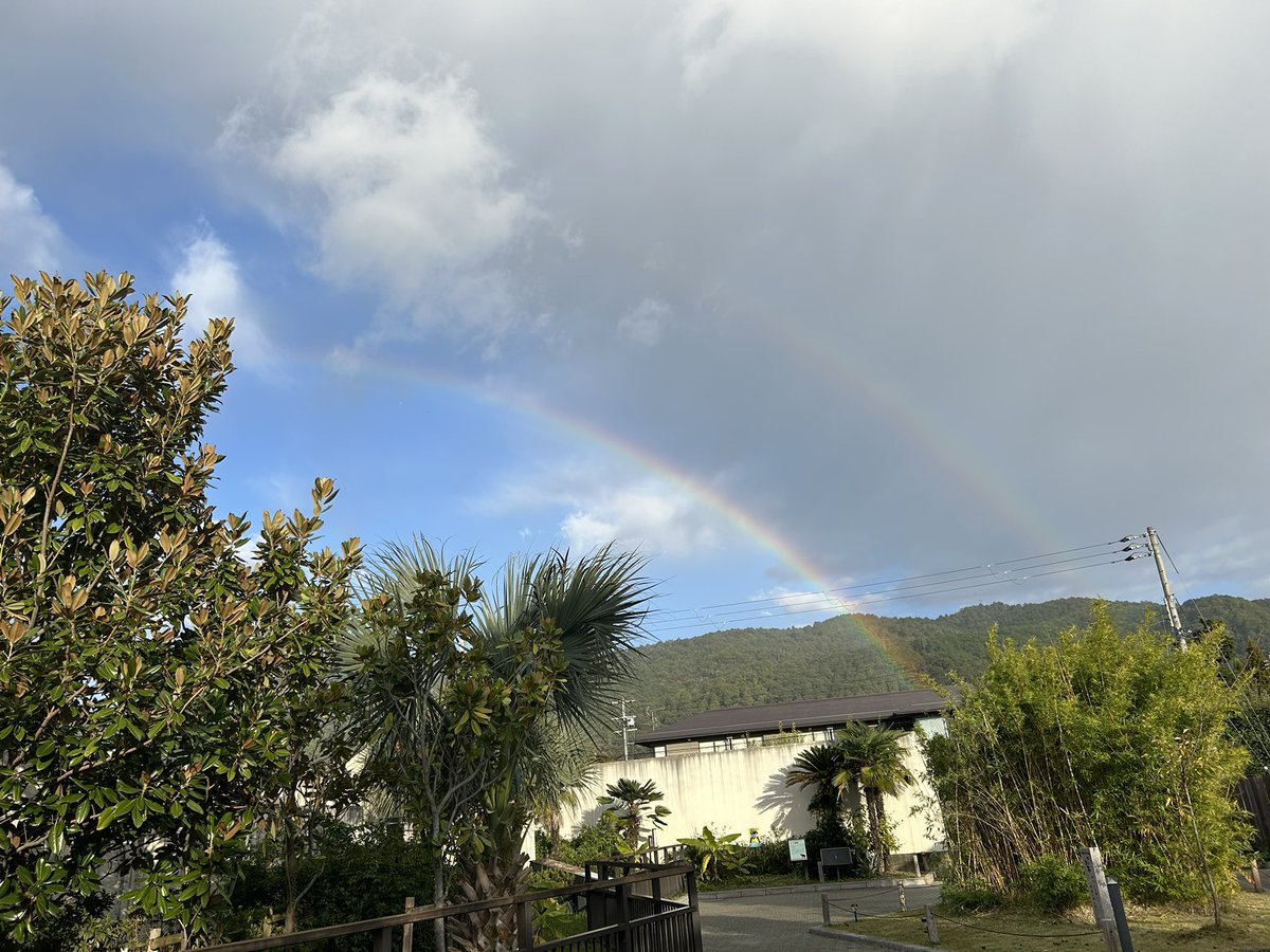 atelierLIB's tweet image. 大きな🌈🌈、感激〜〜