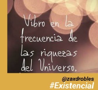 #Existencial
📌 Vibro en la frecuencia de las riquezas del universo...
🔹La #Fe
🔹la #Abundancia
🔹La #Filosofía
🔹La #ProsperidadIntegral
🔹La #GerenciaEmpresarial
🔹La #Determinación
🔹El #Carácter
Son mi lenguaje!!
#VidaYEstilo <a href="/zaxdrobles/">Zaxd Robles Ψ</a>