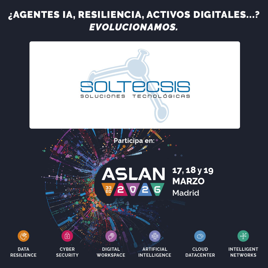 SOLTECSIS's tweet image. 📢 ¡Un año más estaremos en ASLAN!

Como viene siendo habitual, SOLTECSIS participará en el congreso ASLAN 2026 organizado por la Asociación @aslan, el evento de referencia en innovación, ciberseguridad y transformación digital.

linkedin.com/feed/update/ur…