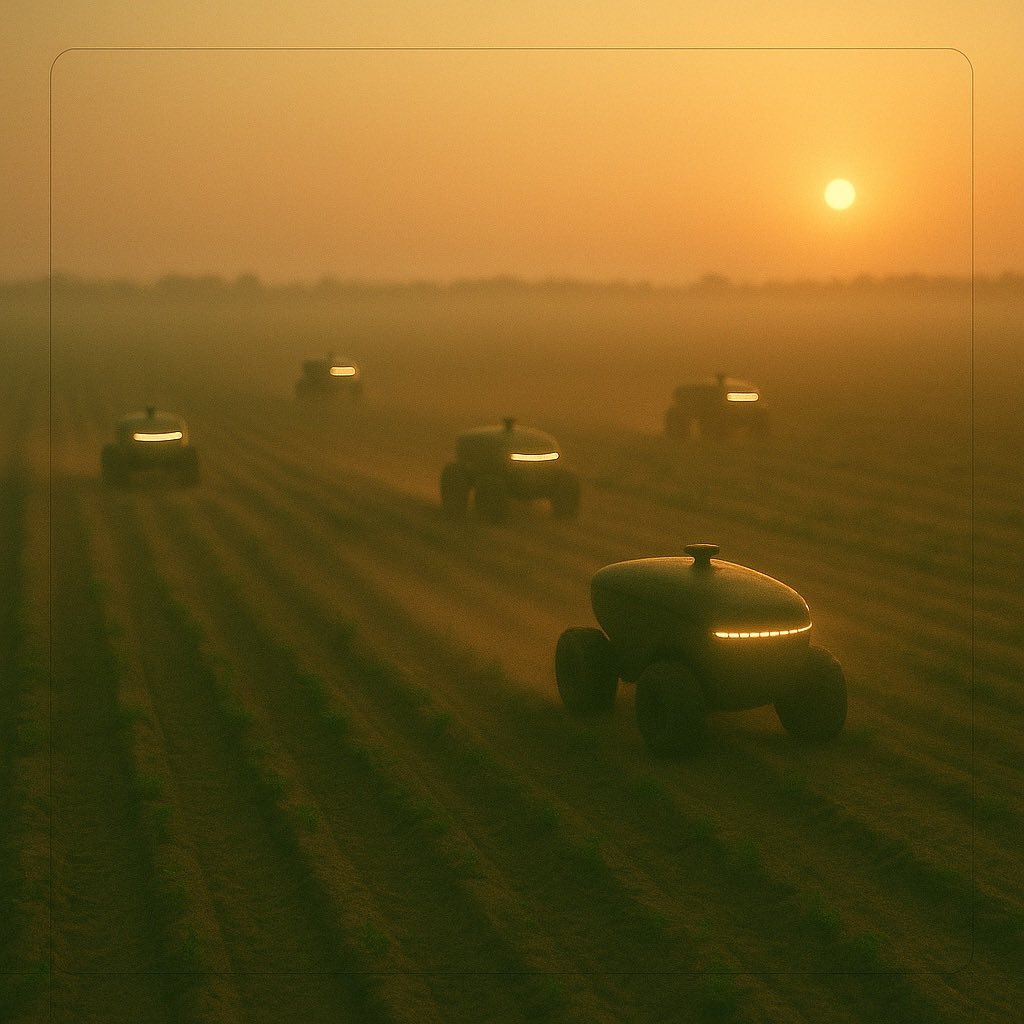 i am making  a little one for 10,000 USD
not a 1,500,000 USD one a tractor has to pull.  

imagine thousands all across farms

 swarms over goliaths.