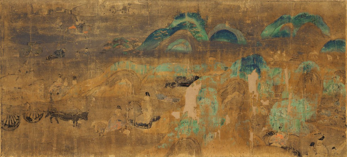 タ・ソム奇跡តាសោម、油絵女神たちの微笑む Wakahirume, Japanese goddess of the rising sun and of weaving