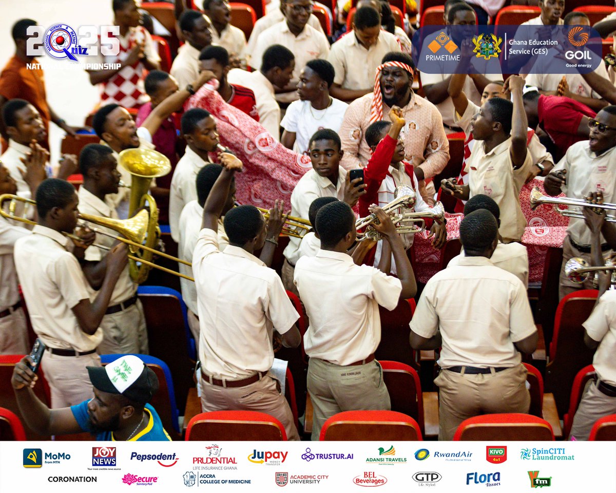 NSMQGhana's tweet photo. GSTS came for an ANKOS party, but BOTWE had other plans.

#NSMQ2025 #NSMQSemis #Primetime https://t.co/45MgjKw1gK