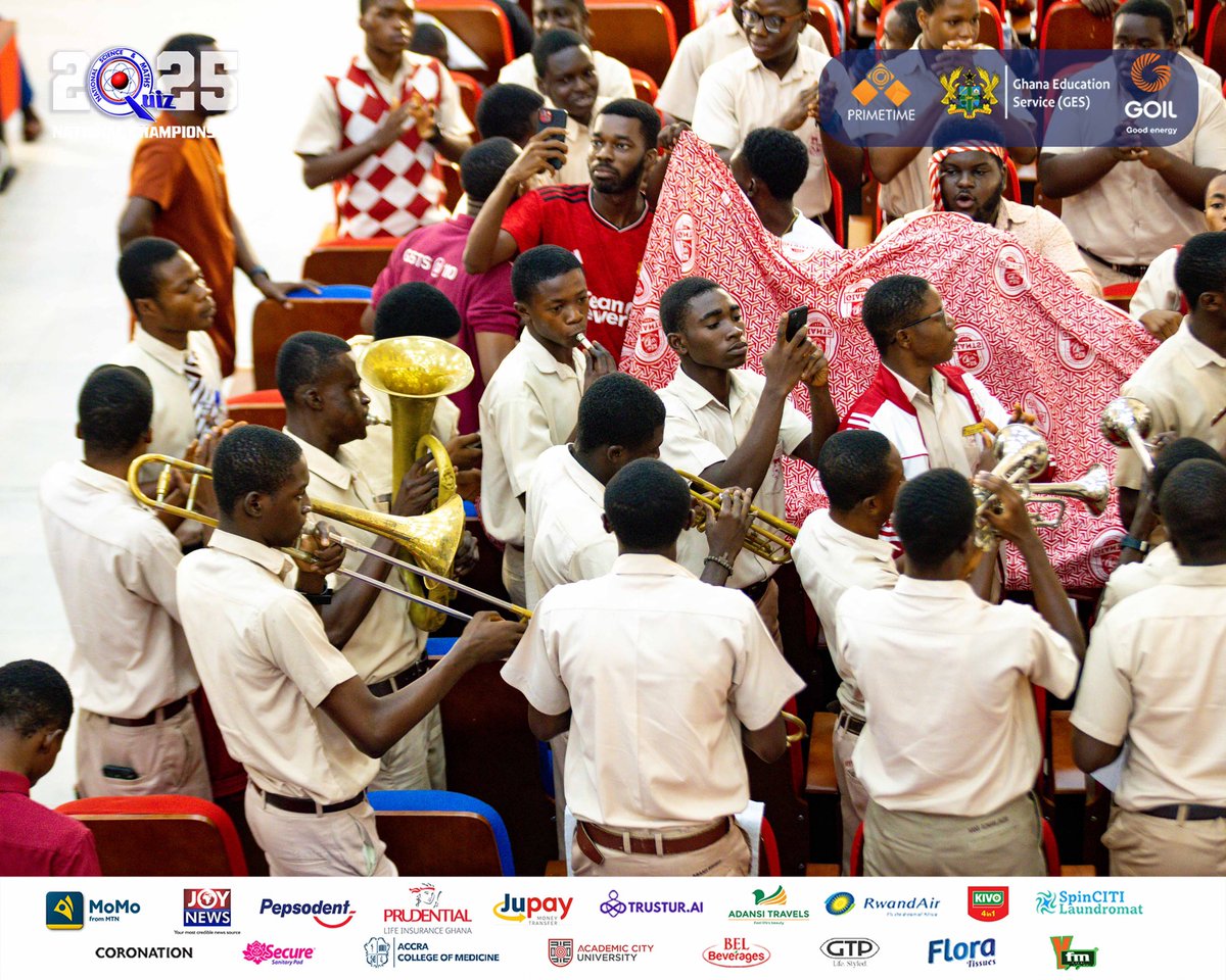 NSMQGhana's tweet photo. GSTS came for an ANKOS party, but BOTWE had other plans.

#NSMQ2025 #NSMQSemis #Primetime https://t.co/45MgjKw1gK
