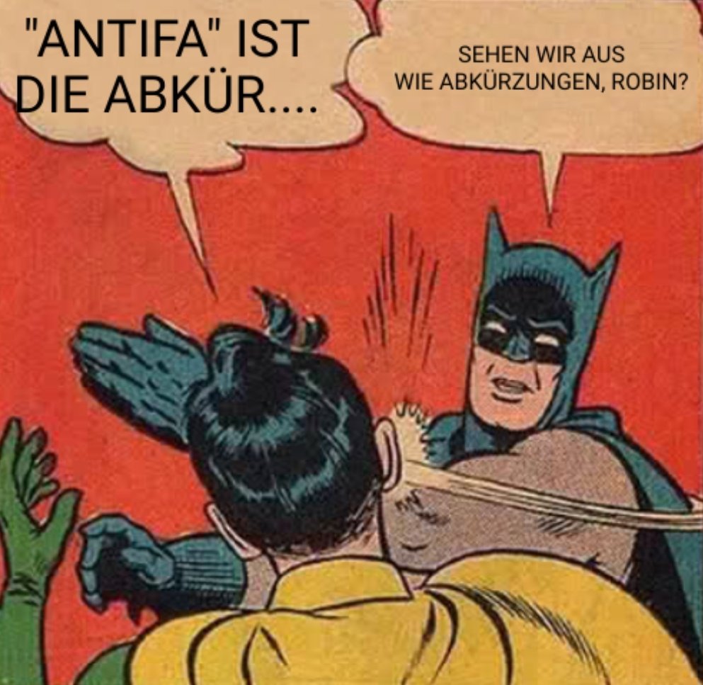 NEIN! Die Abkürzung von "antifaschistisch" ist "antifasch."!

#Antifa ist ein Teil der autonomen Bewegung. Nicht EINE Organisation, aber auch nicht nur die aktionsform Schwarzer Block. Im Kern steht die Erkenntnis das Faschismus aus der Mitte der Gesellschaft kommt.
#ServiceTweet